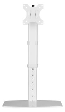 Techly DESK 100 - Aufstellung - freistehend - für Monitor - weiß - Bildschirmgröße: 43.2-68.6 cm (17-27) von LumaTech