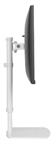 Techly DESK 100 - Aufstellung - freistehend - für Monitor - weiß - Bildschirmgröße: 43.2-68.6 cm (17-27), Ansicht 2