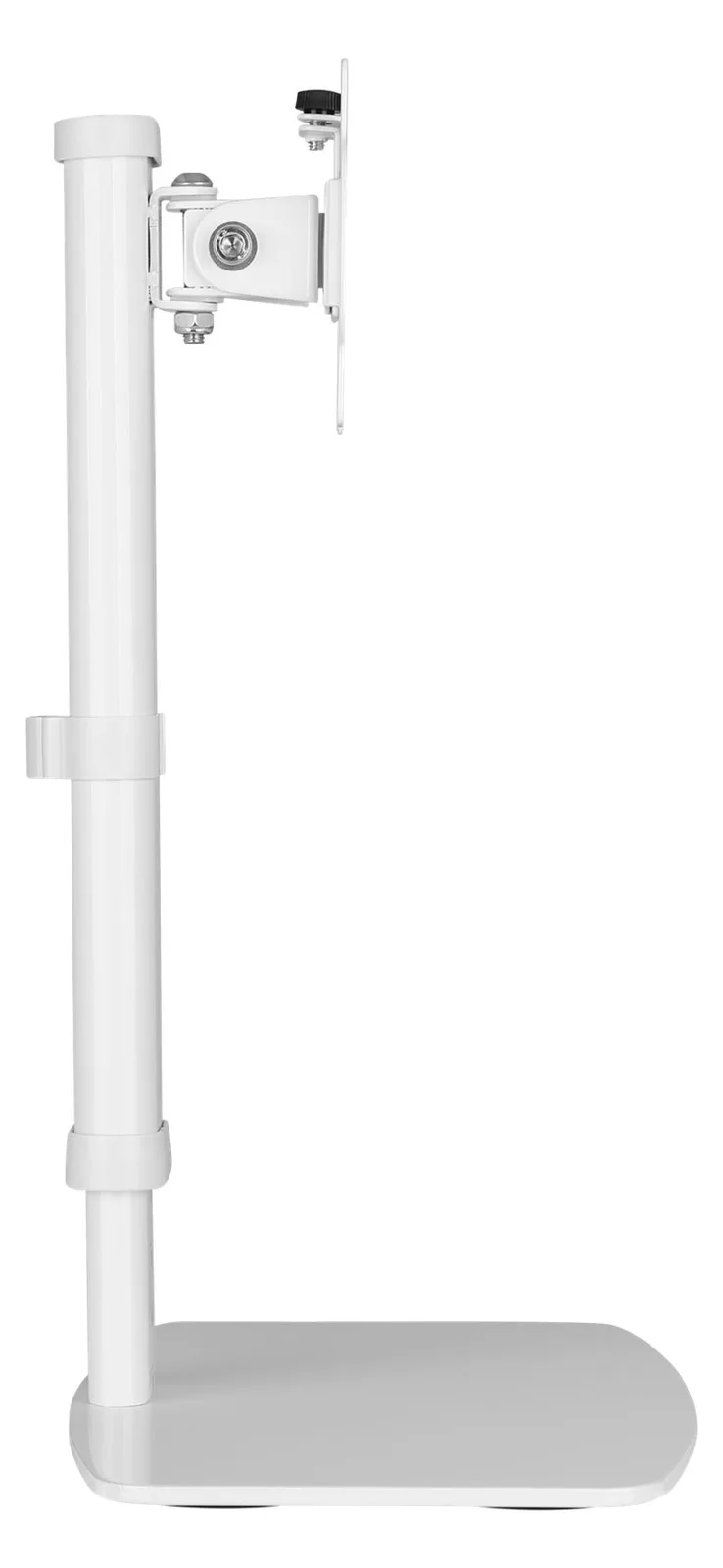 Techly DESK 100 - Aufstellung - freistehend - für Monitor - weiß - Bildschirmgröße: 43.2-68.6 cm (17-27), Ansicht 3