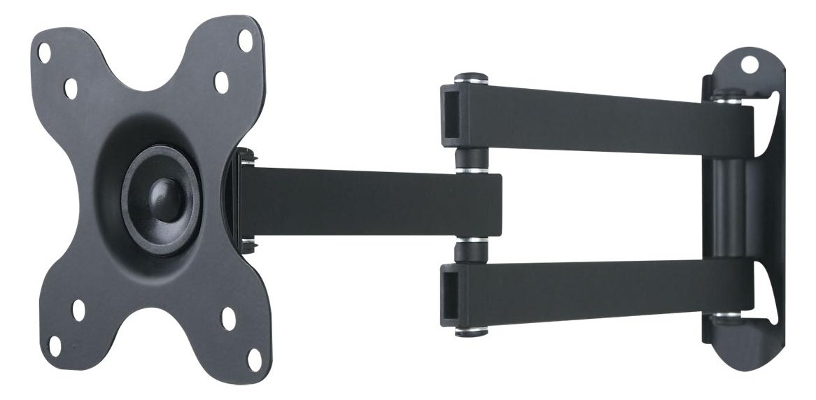Techly Klammer - für LCD TV - Schwarz - Bildschirmgröße: 33-76.2 cm (13-30)