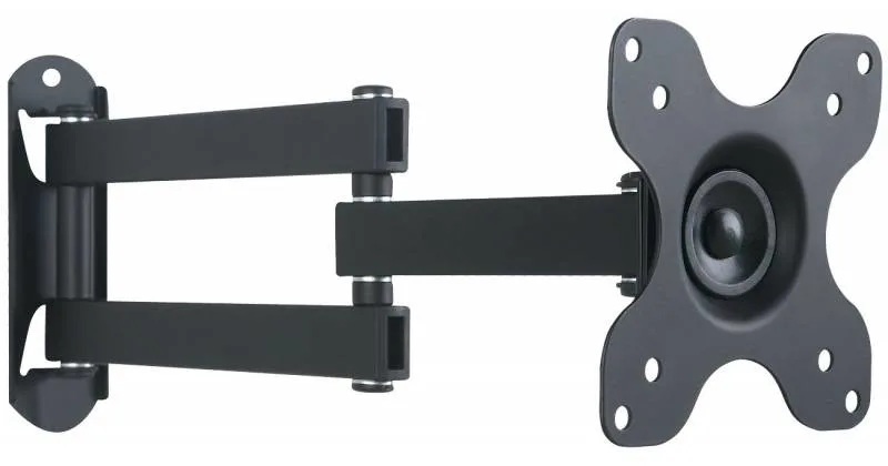 Techly Klammer - für LCD TV - Schwarz - Bildschirmgröße: 33-76.2 cm (13-30) - -15 - 15°, Ansicht 2