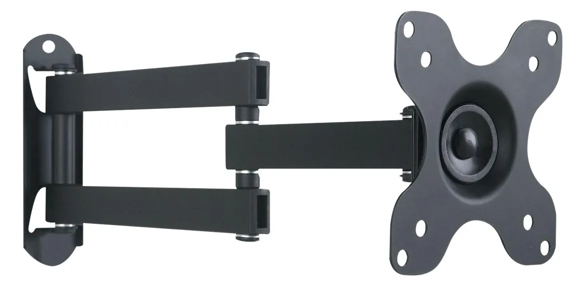 Techly Klammer - für LCD TV - Schwarz - Bildschirmgröße: 33-76.2 cm (13-30) - -15 - 15°, Ansicht 3