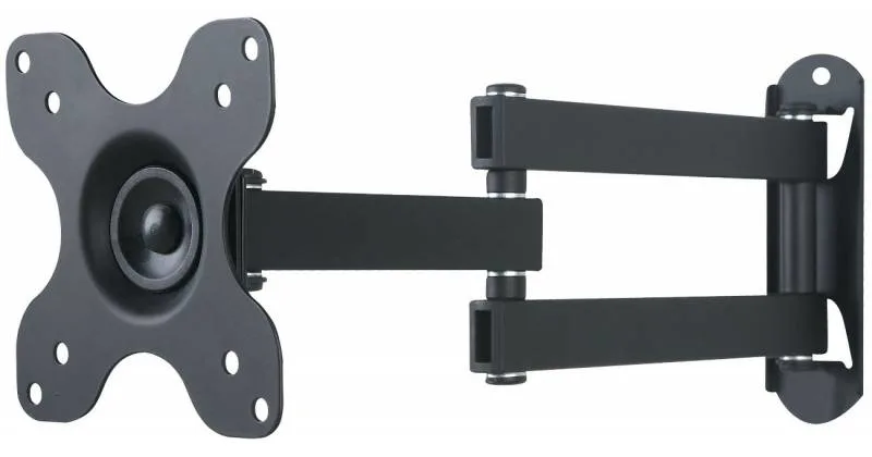 Techly Klammer - für LCD TV - Schwarz - Bildschirmgröße: 33-76.2 cm (13-30) - -15 - 15°, Ansicht 4