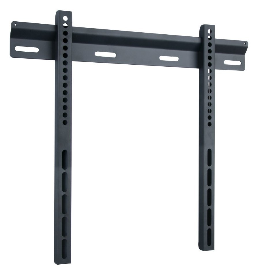 Techly Klammer - Ultra-dünn - für Flachbildschirm - Schwarz - Bildschirmgröße: 58.4-139.7 cm (23-55)