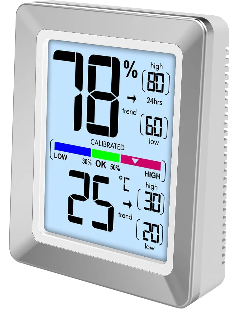 Technoline WS 9460 - Silber - Innen-Hygrometer - Innen-Thermometer - Hygrometer - Thermometer - Akku - 73 mm, Ansicht 3