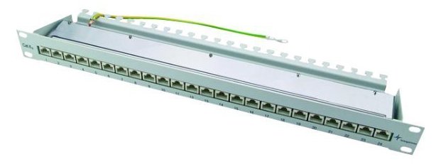 Telegärtner Karl Gärtner Telegärtner MPP24-HS K - Patch Panel - CAT 6a - STP - RJ-45 X 24 - Schwarz - 1U - 48.3 cm (19) von LumaTech