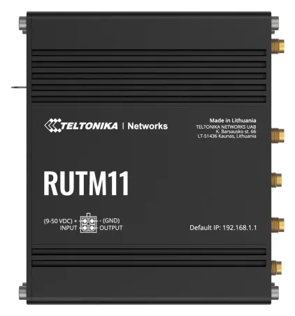 Teltonika · Router· RUTM11· LTE CAT6+ WiFi - Router - 1 Gbps, Ansicht 2