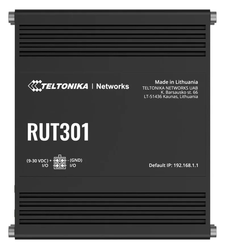 Teltonika RUT301 - Router 4-Port-Switch - an DIN-Schiene montierbar, Ansicht 4
