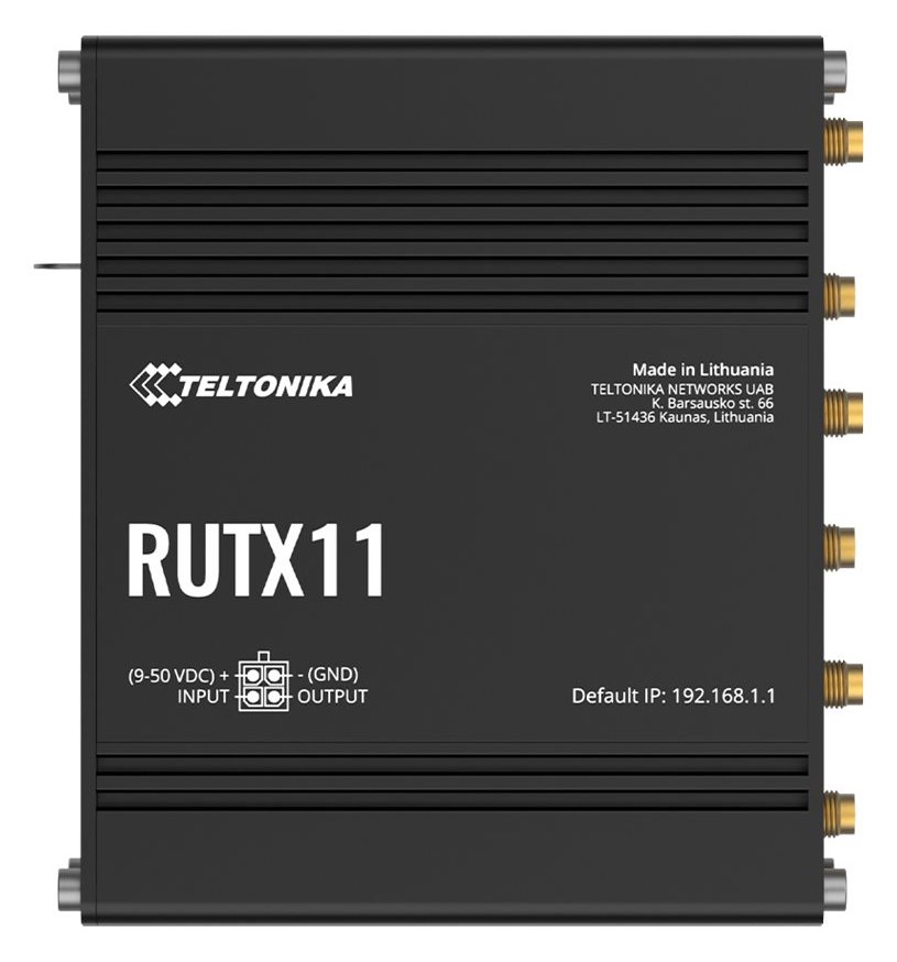 Teltonika RUTX11 - Wireless Router - WWAN 4-Port-Switch