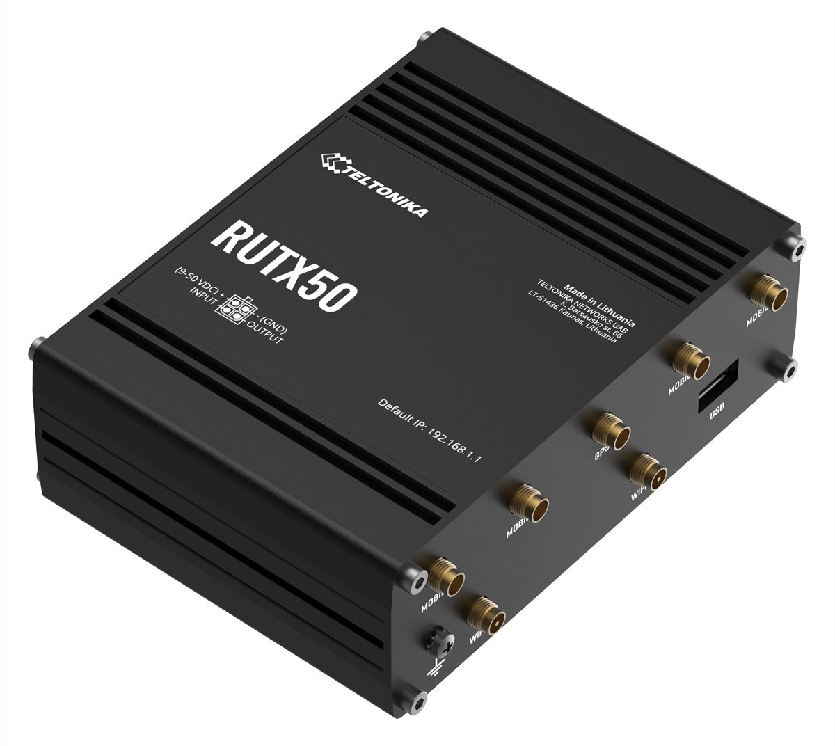 Teltonika RUTX50 - Wireless Router - WWAN - 4-Port-Switch