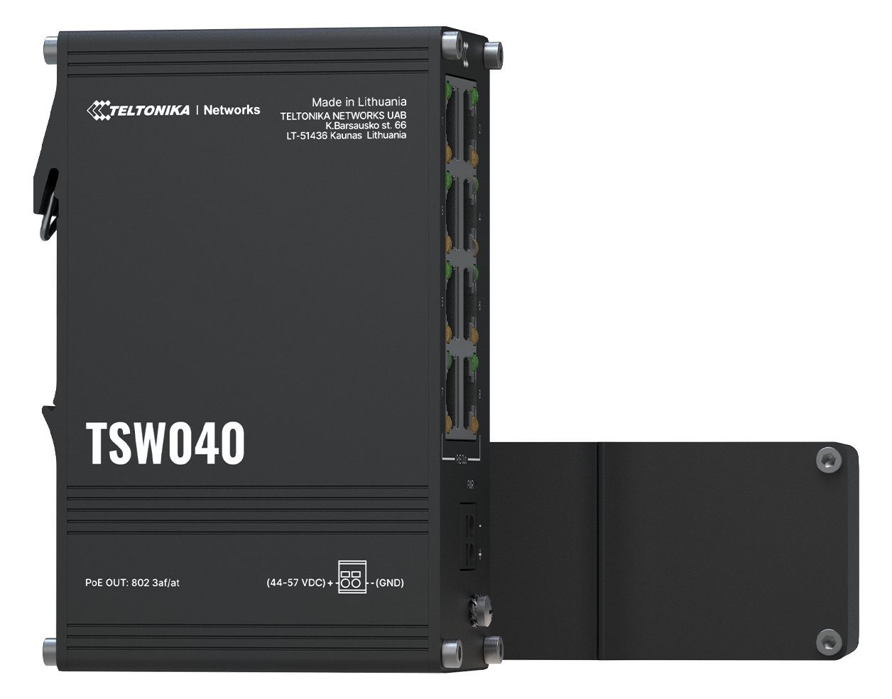 Teltonika TSW040 - Switch - managed - 8 x 10/100 (PoE+)