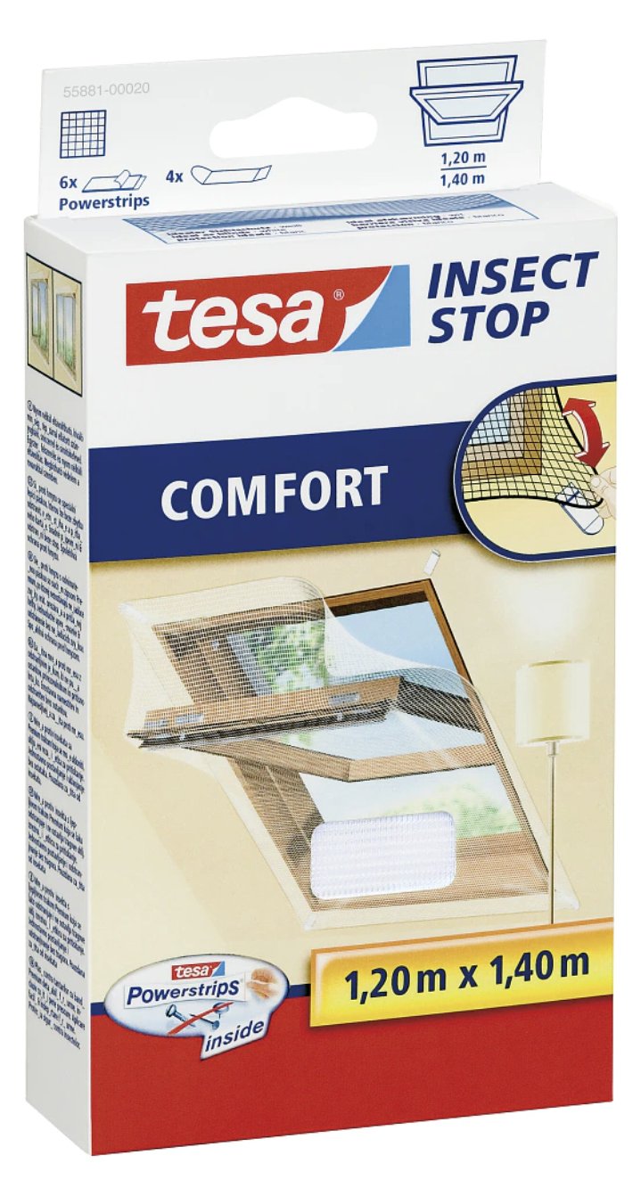 Tesa 55881 - 1200 mm - 1400 mm - Weiß