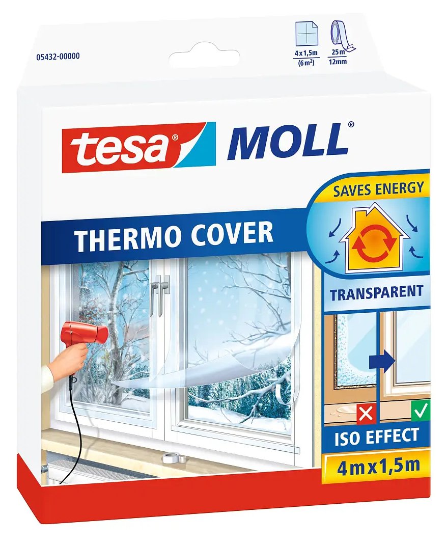Tesa Thermo Cover Fensterisolierfolie 4 x 1.5 m