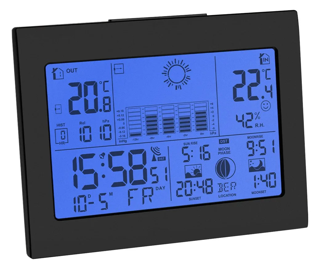 TFA HORIZON - Wetterstation - Schwarz, Ansicht 3