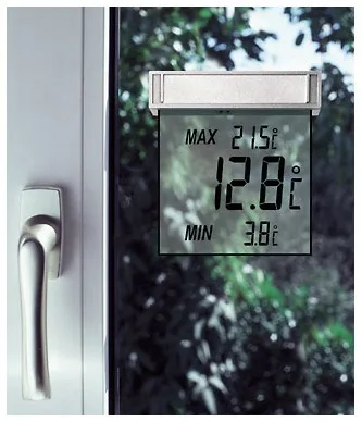 TFA Vision - Thermometer - digital - Silber, Ansicht 2