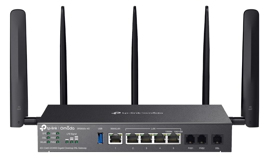 TP-LINK Omada DR3650v-4G V1 - Gateway - 1GbE