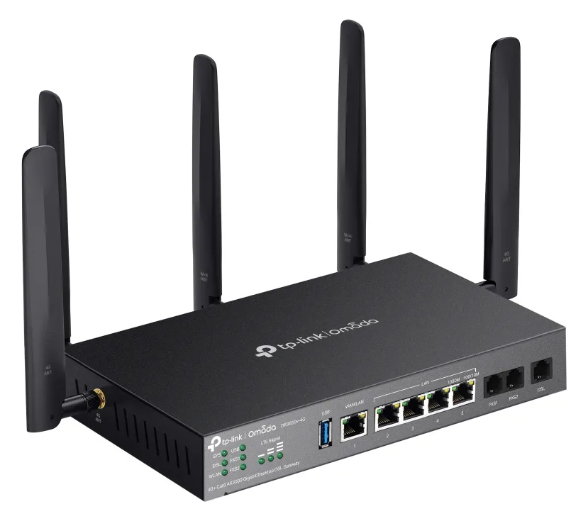 TP-LINK Omada DR3650v-4G V1 - Gateway - 1GbE, Ansicht 2