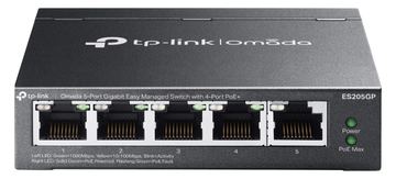 TP-LINK Omada ES205GP V1 - Switch - managed - 4 x 10/100/1000 (PoE+) von LumaTech