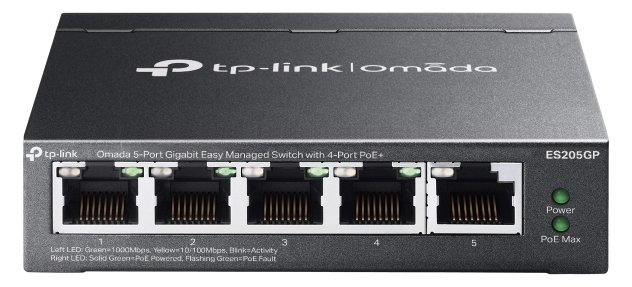 TP-LINK Omada ES205GP V1 - Switch - managed - 4 x 10/100/1000 (PoE+)