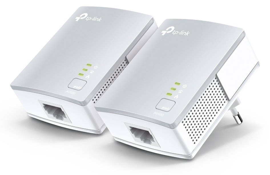 TP-LINK TL-PA411KIT AV500 Nano Powerline Adapter Starter Kit - Powerline Adapterkit HomePlug AV (HPAV)
