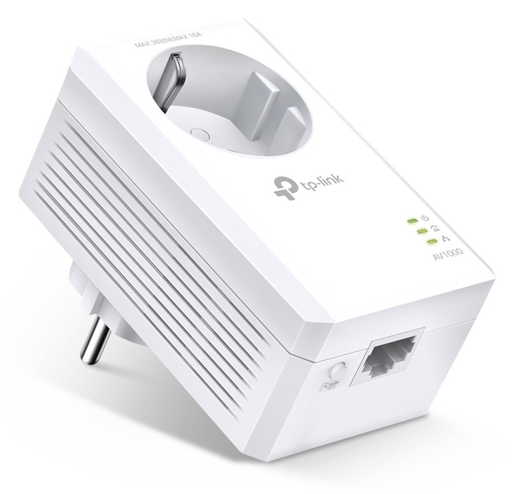 TP-LINK TL-PA7017P V4 - Powerline Adapter - GigE, HomePlug AV (HPAV)