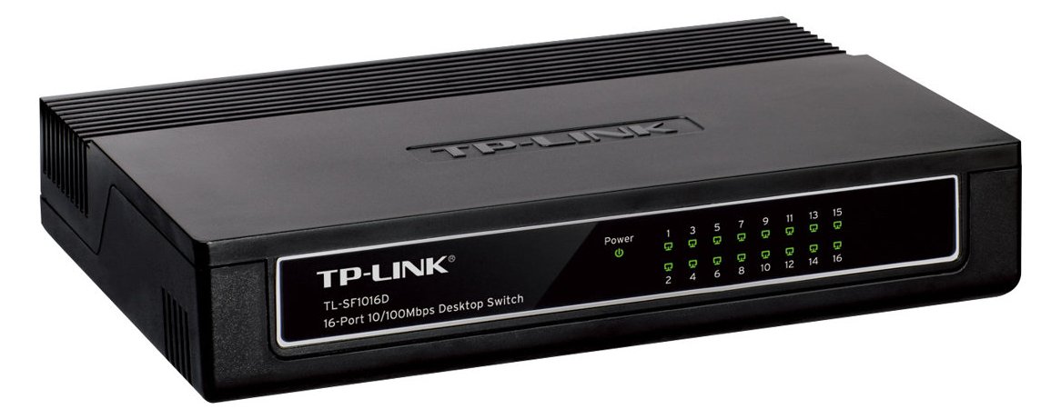 TP-LINK TL-SF1016D 16-Port 10/100Mbps Desktop Switch