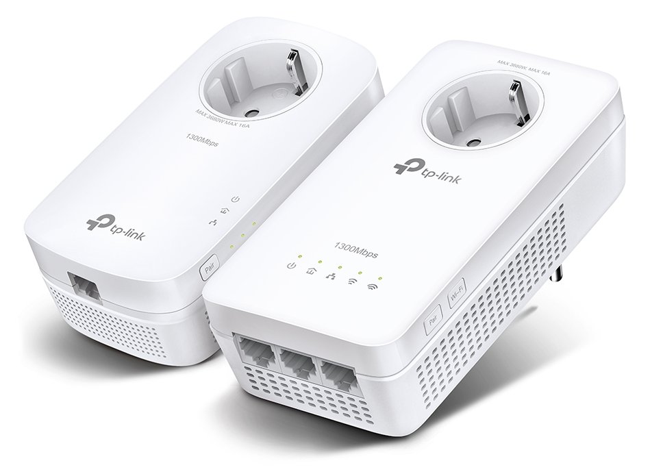 TP-LINK TL-WPA8631P KIT V3 Wi-Fi Kit - Powerline Adapterkit - GigE, HomePlug AV (HPAV) von LumaTech
