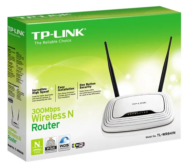 TP-LINK TL-WR841N 300Mbps Wireless N Router - Wireless Router - 4-Port-Switch - 802.11b/g/n (draft 2.0), Ansicht 2