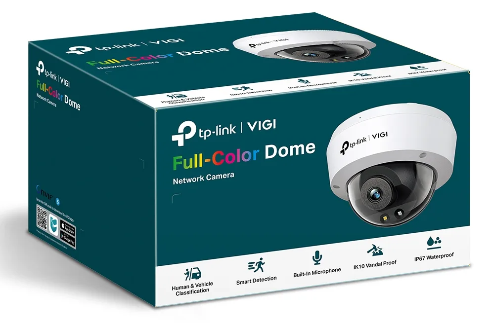 TP-LINK VIGI C250 V1 - Netzwerk-Überwachungskamera - schwenken / neigen - Kuppel - vandalismusresistent/wasserfest, Ansicht 2