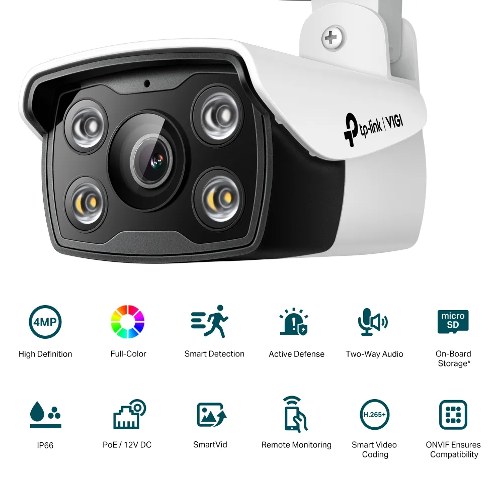 TP-LINK VIGI C340 V1 - Netzwerk-Überwachungskamera - Bullet, Ansicht 3