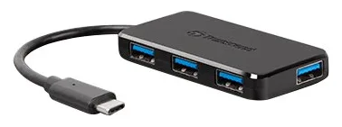 Transcend HUB2C - Hub - 4 x USB 3.1 Gen 1 - Desktop, Ansicht 3