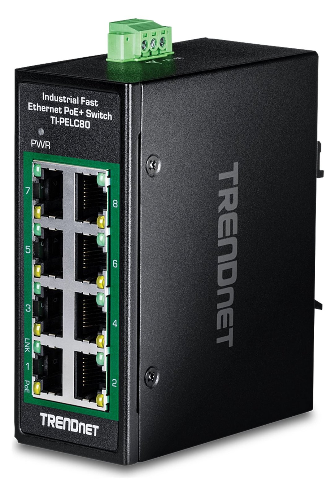 TRENDnet 8-PORT INDUSTRIAL FAST ETHERNE - Switch - 8-Port