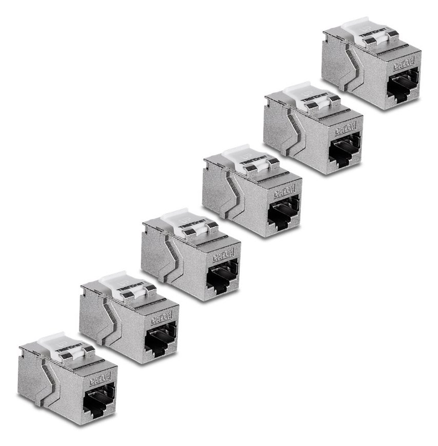 TRENDnet TC-KC06C6A Cat6A RJ-45 Keystone 6-Pack