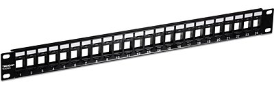 TRENDnet TC-KP24 - Patchpanel (Blindblech) - Rack montierbar - 1U - 48.3 cm (19) von LumaTech