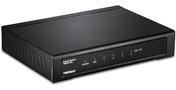 TRENDnet TEG S51SFP - Switch - unmanaged - 4 x 10/100/1000 + 1 x Gigabit SFP von LumaTech