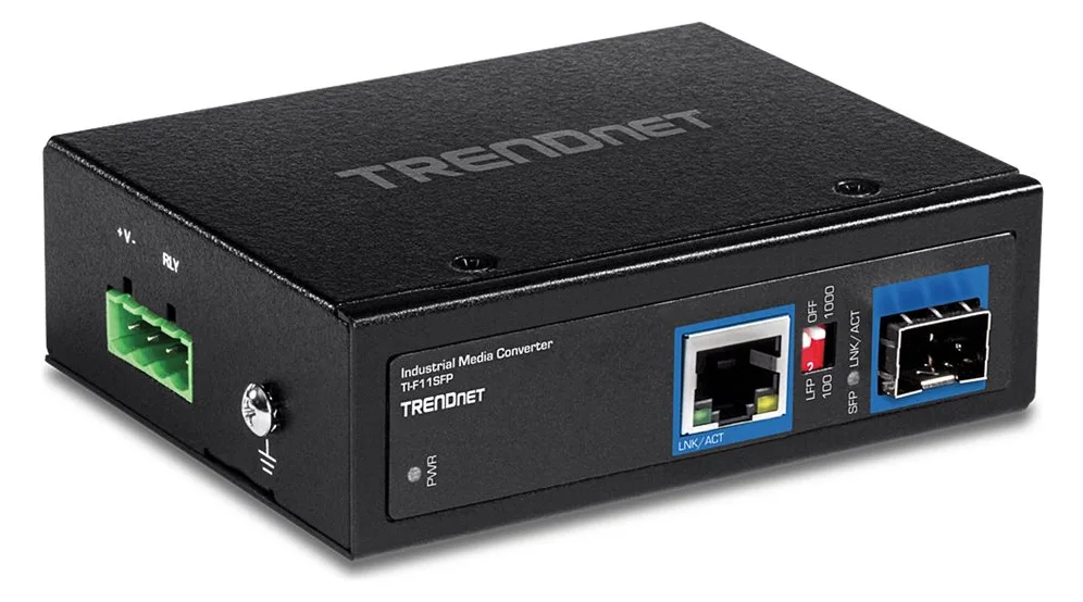 TRENDnet TI-F11SFP - Medienkonverter - GigE - 10Base-T, 100Base-TX, 1000Base-T - RJ-45 / SFP (mini-GBIC), Ansicht 5