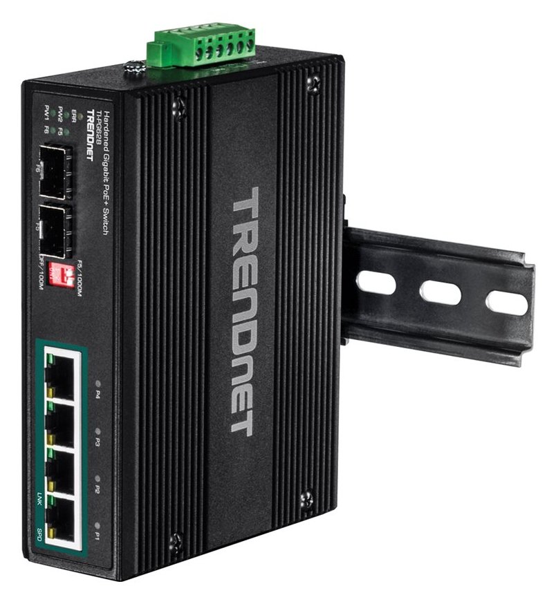 TRENDnet TI-PG62B - Switch - unmanaged - 4 x 10/100/1000 (PoE+) von LumaTech
