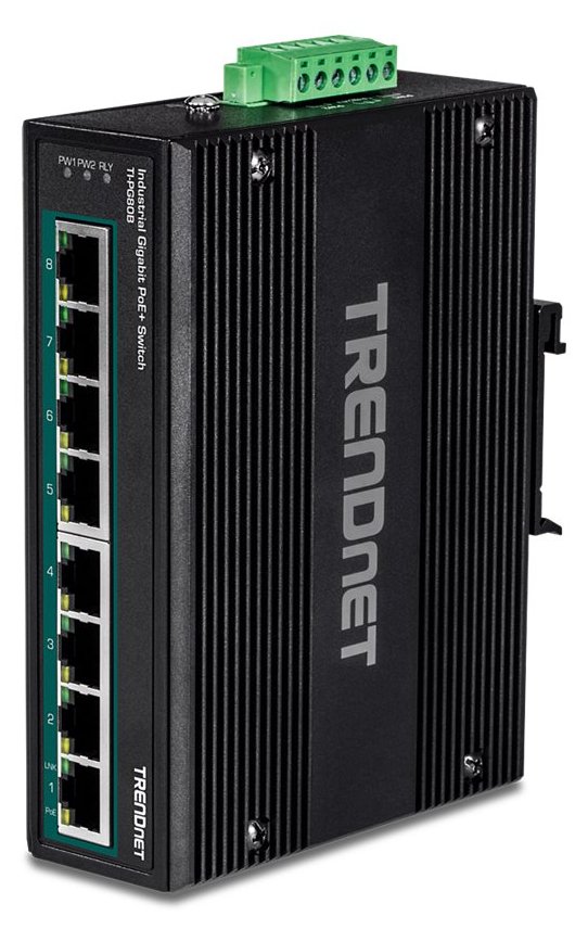 TRENDnet TI-PG80B - Switch - unmanaged - 8 x 10/100/1000 (PoE+) von LumaTech
