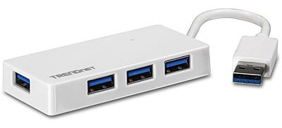 TRENDnet TU3 H4E - Hub - 4 x SuperSpeed USB 3.0