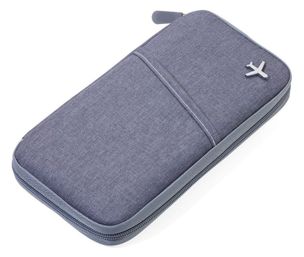 Troika Etui SAFE FLIGHT grau