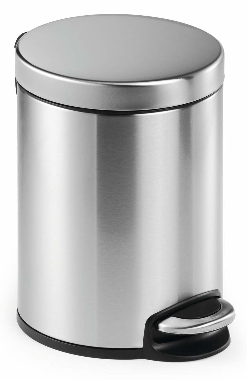 Durable Papierkorb - rund - Klappdeckel - 5 L