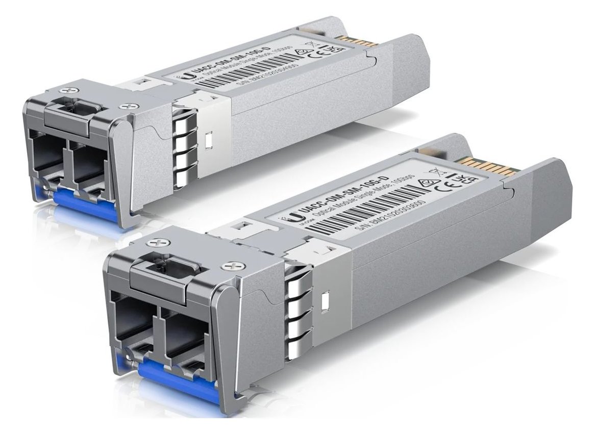 UbiQuiti UACC-OM-SM-10G-D - SFP+-Transceiver-Modul - 10 GigE - LC Single-Modus - bis zu 10 km - 1310 nm (Packung mit 2)