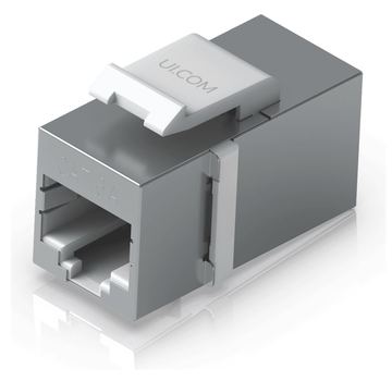 Ubiquiti UniFi - Modularer Einschub - Keystone - oberflächenbündig montierbar - CAT 6a - RJ-45 (Packung mit 12) von LumaTech
