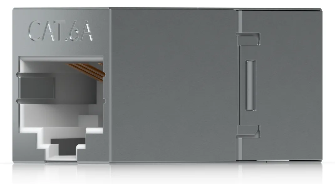Ubiquiti UniFi - Modularer Einschub (Kopplung) - Innenbereich - CAT 6a - abgeschirmt - RJ-45 (Packung mit 10), Ansicht 2