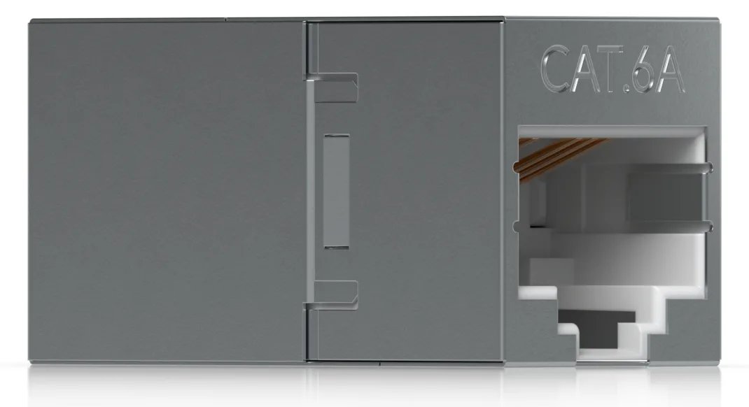 Ubiquiti UniFi - Modularer Einschub (Kopplung) - Innenbereich - CAT 6a - abgeschirmt - RJ-45 (Packung mit 10), Ansicht 3