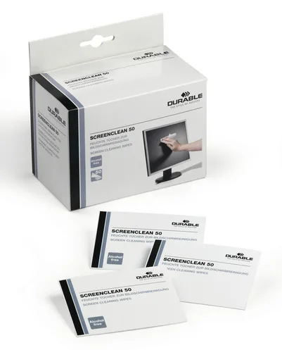 Durable Screenclean 50 - Reinigungstücher (Wipes) (Packung mit 50), Ansicht 2