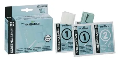 Durable Screenclean DUO - Reinigungstücher (Wipes) (Packung mit 10), Ansicht 2