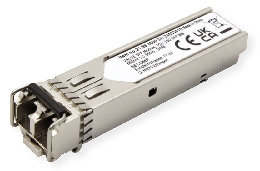 VALUE Generisches SFP, LC, 1G/1,25G Multimode, DDM - VALUE SFP Modul (MiniGBIC) SX/LC - 1/1,25G