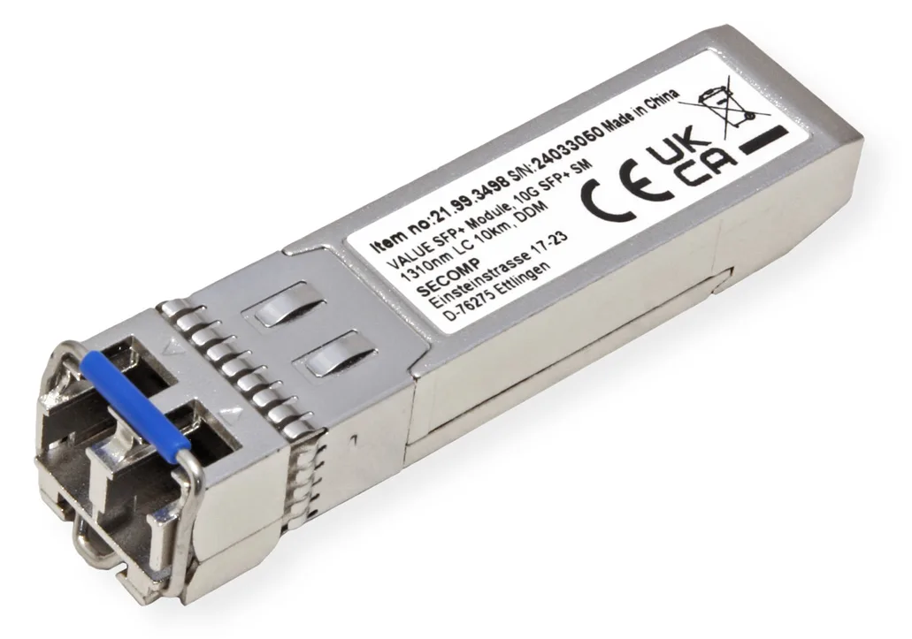 VALUE Generisches SFP+ LC 10G SingleMode 10km DDM, Ansicht 2