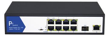 VALUE Switch - 8 x 10/100/1000 + 1 x 10/100/1000 (Uplink) von LumaTech